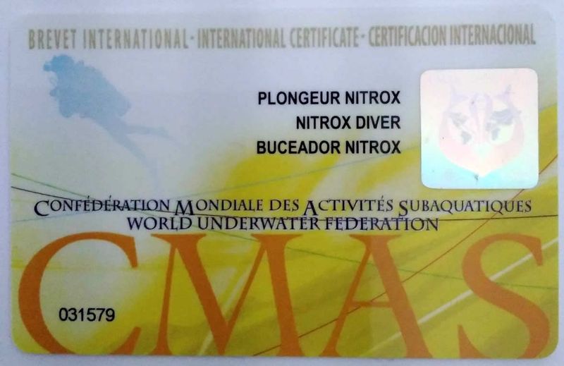 BREVET  NITROX
