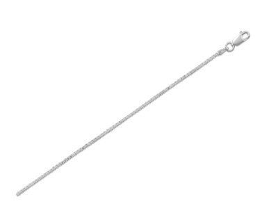 Sterling Silver Box chain 1.2 mm with lobster clasp
