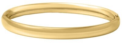 Gold Filled Child's Bangle Bracelet Polished Finish - 5.25" Circumference