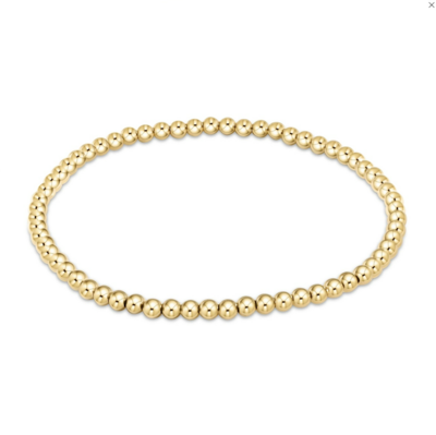 Enewton classic gold filled 3mm bead bracelet
