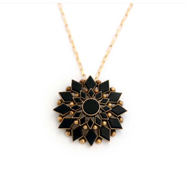 14kt Victorian Brooch Pendant