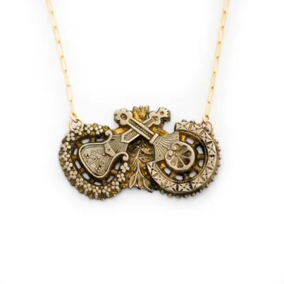 Musical instruments necklace ON SALE