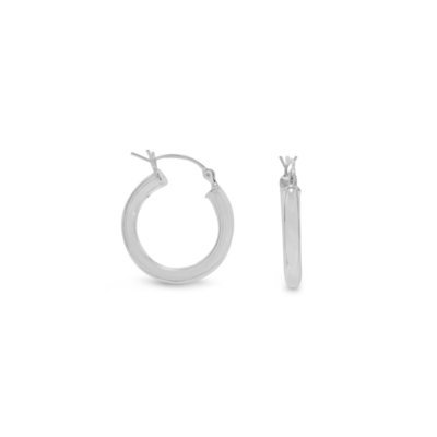 3mm x 20mm Hoop Earrings with Click 3mm x 20mm Hoop Earrings with Click