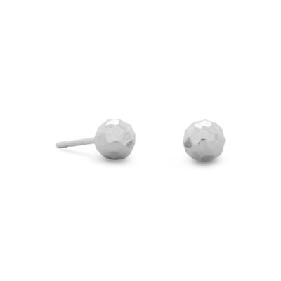 5mm Hammered Ball Earrings 5mm Hammered Ball Earrings