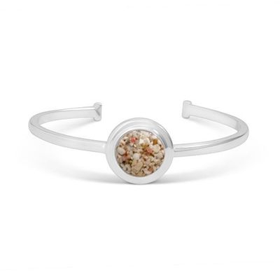 Round Cuff Bracelet – Mother of Pearl and Florida Shells - Dune Jewelry