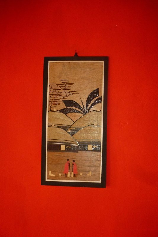 Afrikanische Hutte