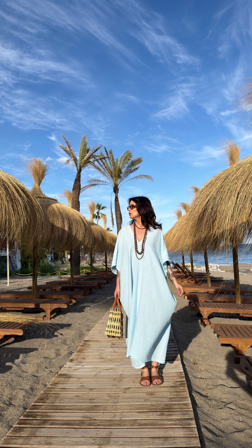 KAFTÁN MARBELLA | Estilo fluido mediterráneo