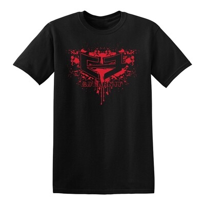 SPLATTER GRAPHIC TEE - Black and Red SPLATTER GRAPHIC TEE - Black and Red