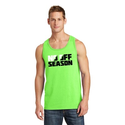 NO OFF SEASON TANK TOP - Neon Green - Adult Sizing NO OFF SEASON TANK TOP - Neon Green - Adult Sizing