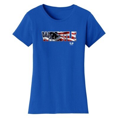 WRESTLE AMERICAN GRAPHIC TEE (W) WRESTLE AMERICAN GRAPHIC TEE (W)