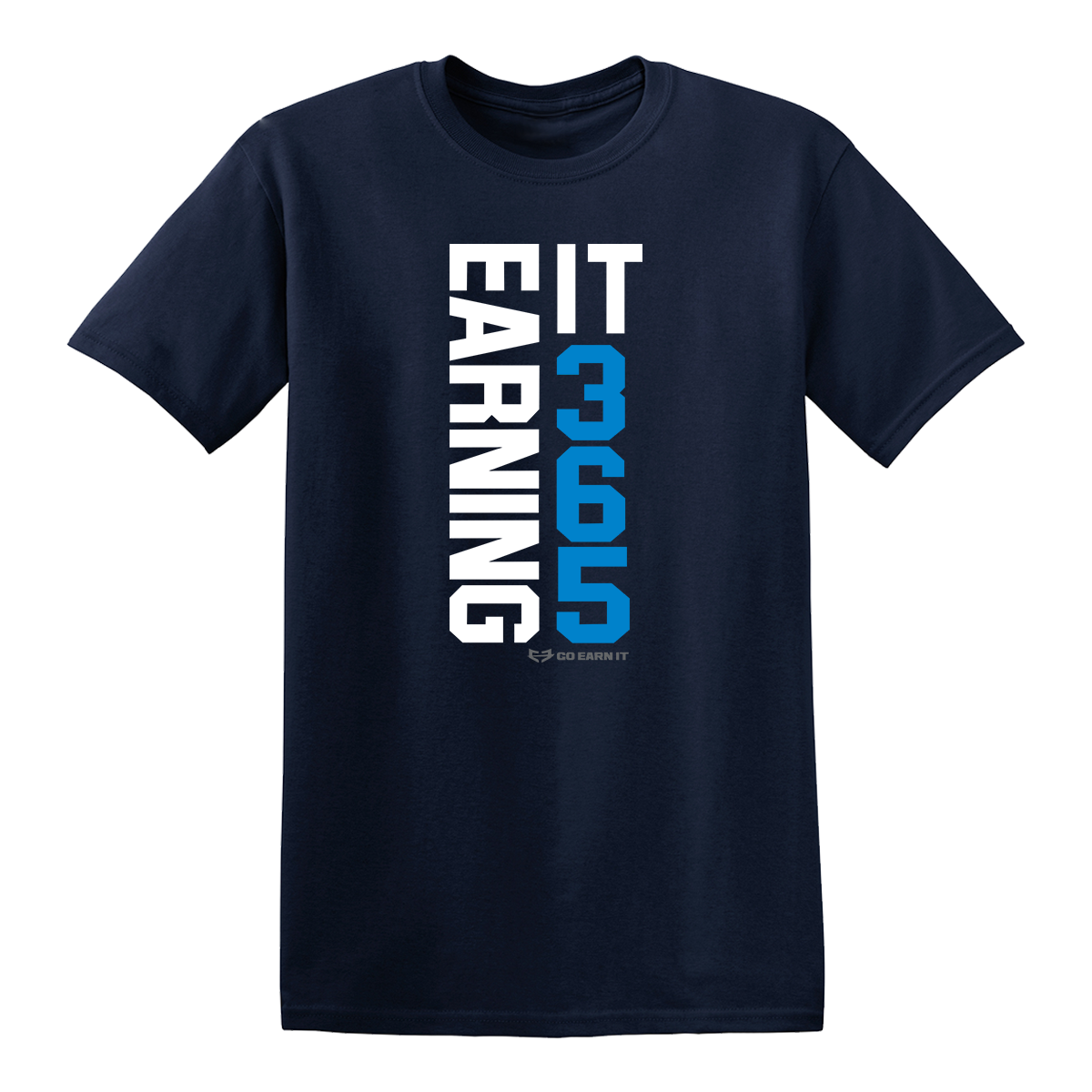 EARNING IT 365 GRAPHIC TEE - Navy