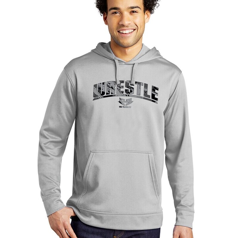 WRESTLE Hoodie - Silver
