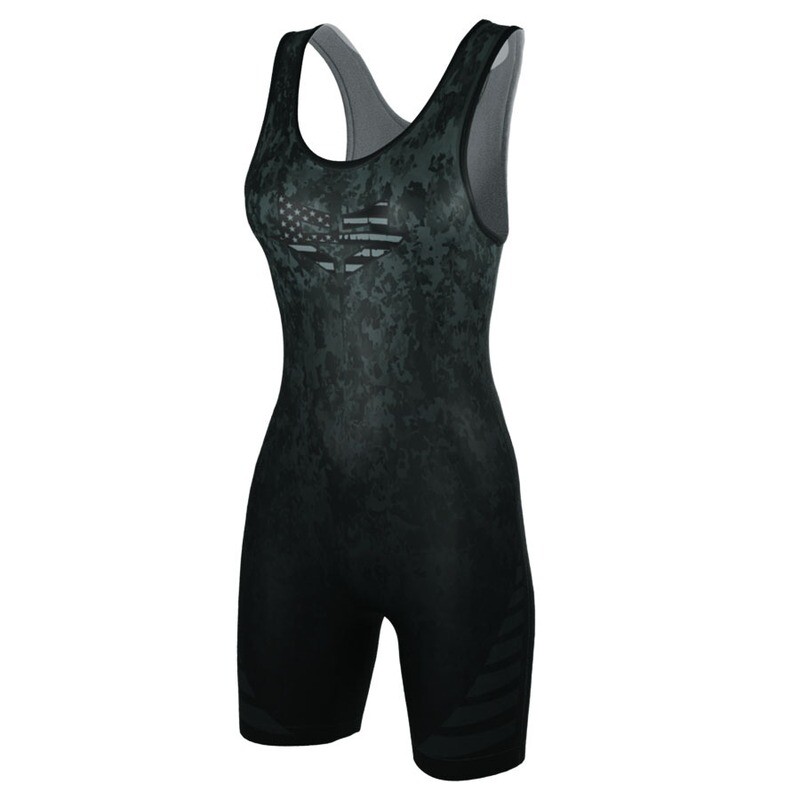 Cryptic Camo Singlet - Women's Cut