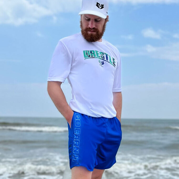 Go Earn It CLUB Shorts - ROYAL BLUE