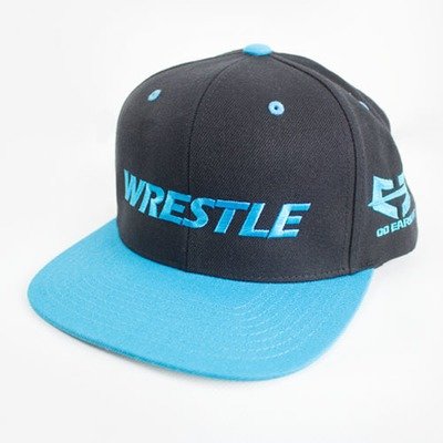 WRESTLE Snapback Hat - Black and Blue WRESTLE Snapback Hat - Black and Blue