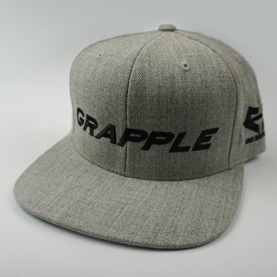 GRAPPLE - Snapback Hat - Heather Gray GRAPPLE - Snapback Hat - Heather Gray