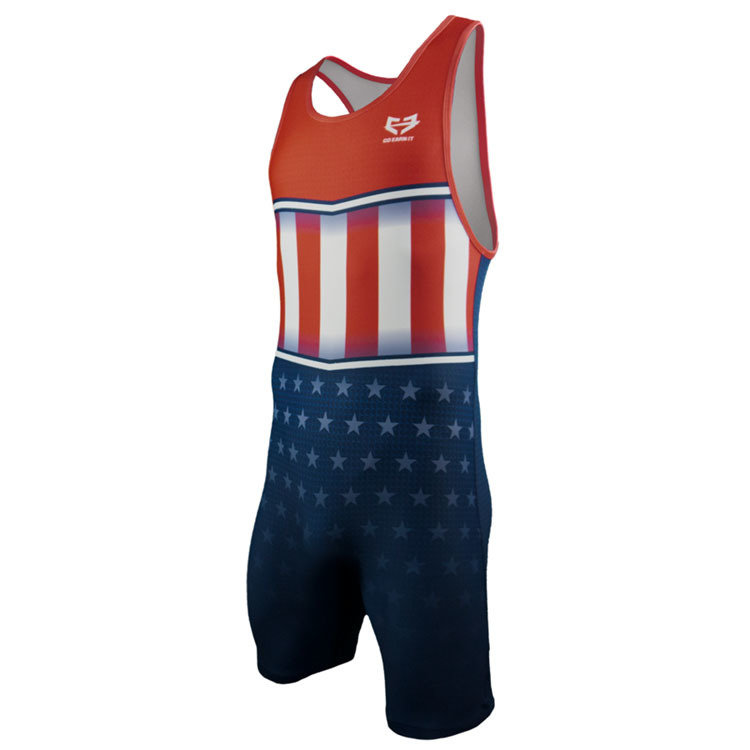 patriotic wrestling singlets