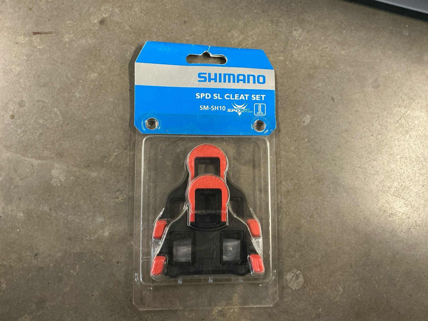 Schoenplaatjes  shimano rood