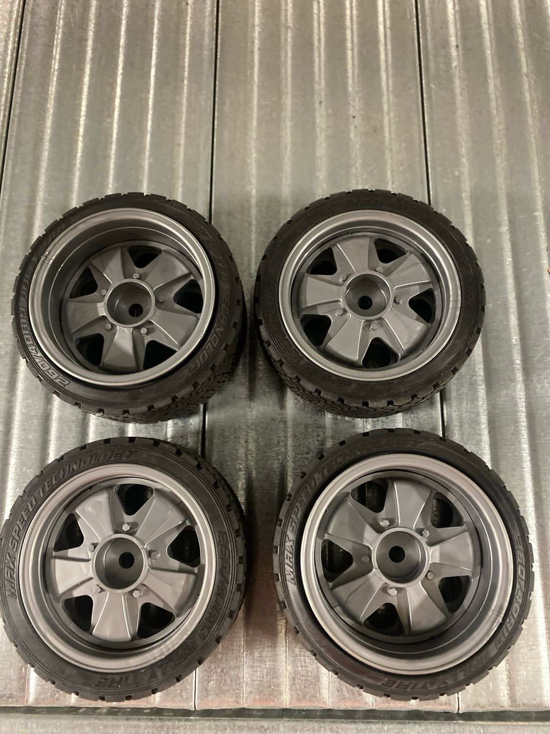 Tamiya porsche 911 velgenset inc rally banden mst