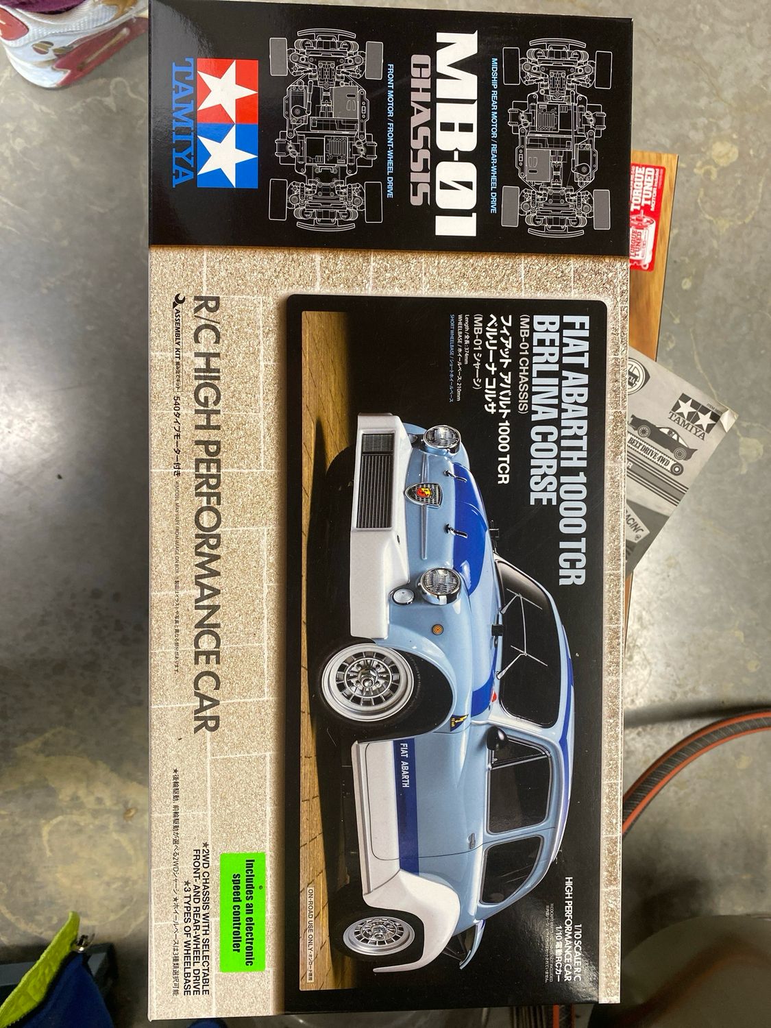 Tamiya fiat abarth 1000tcr berlina corse