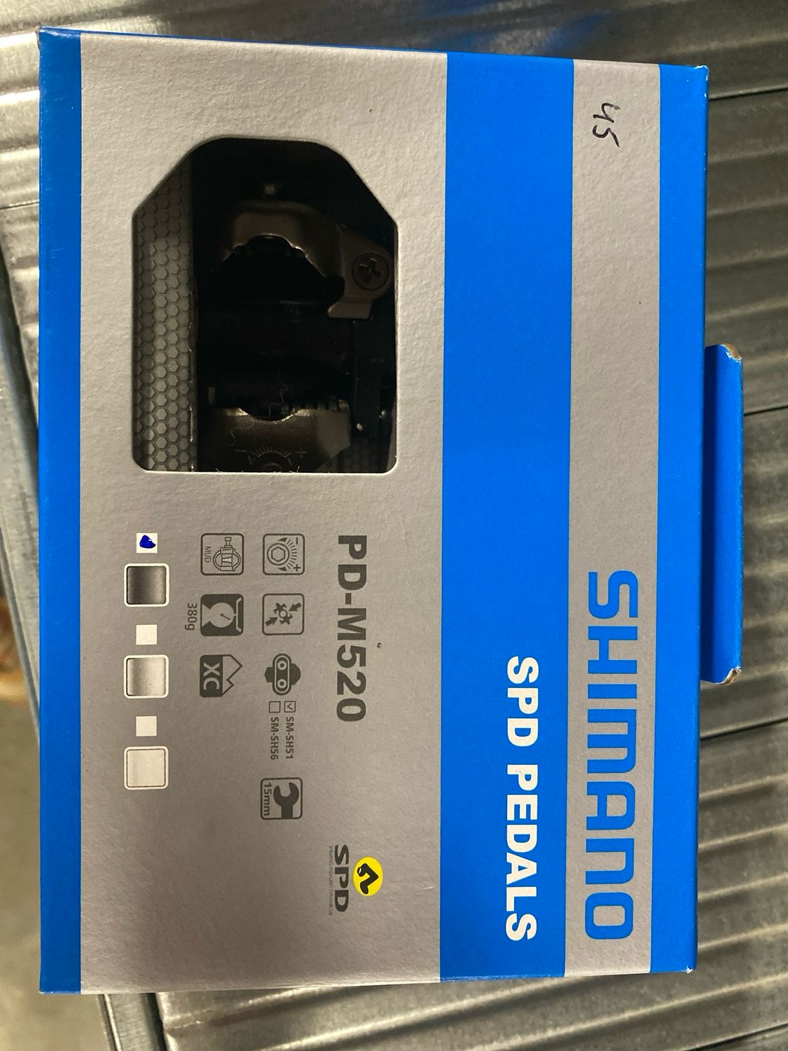 Shimano pdm 520 pedalen