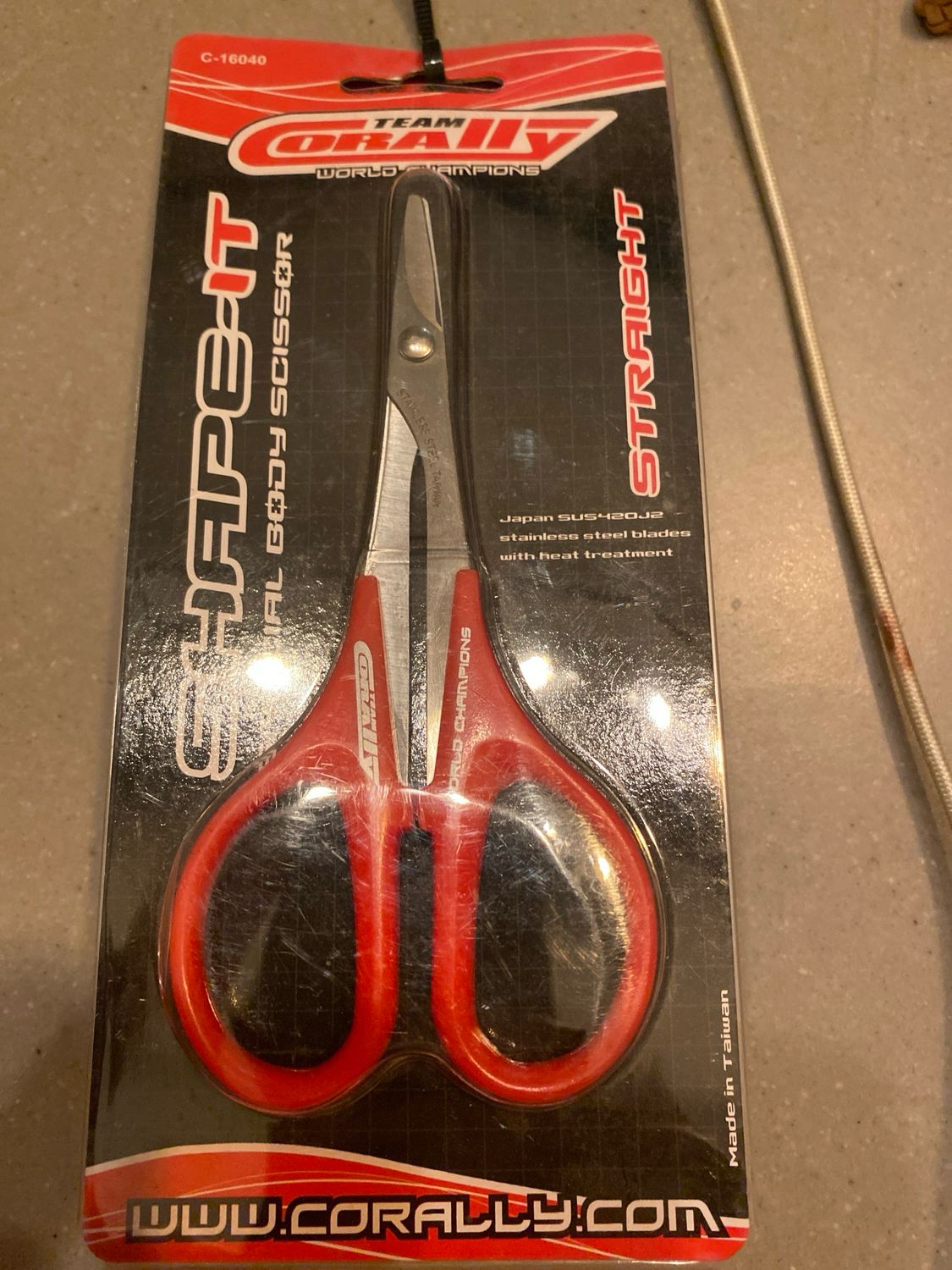 Team corally straight schaar