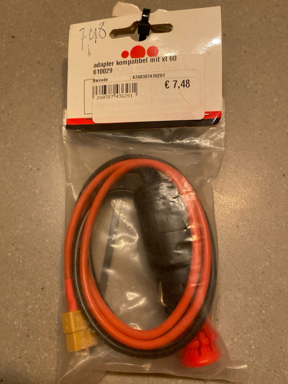 Adapter sigaretten aansteker -xt60