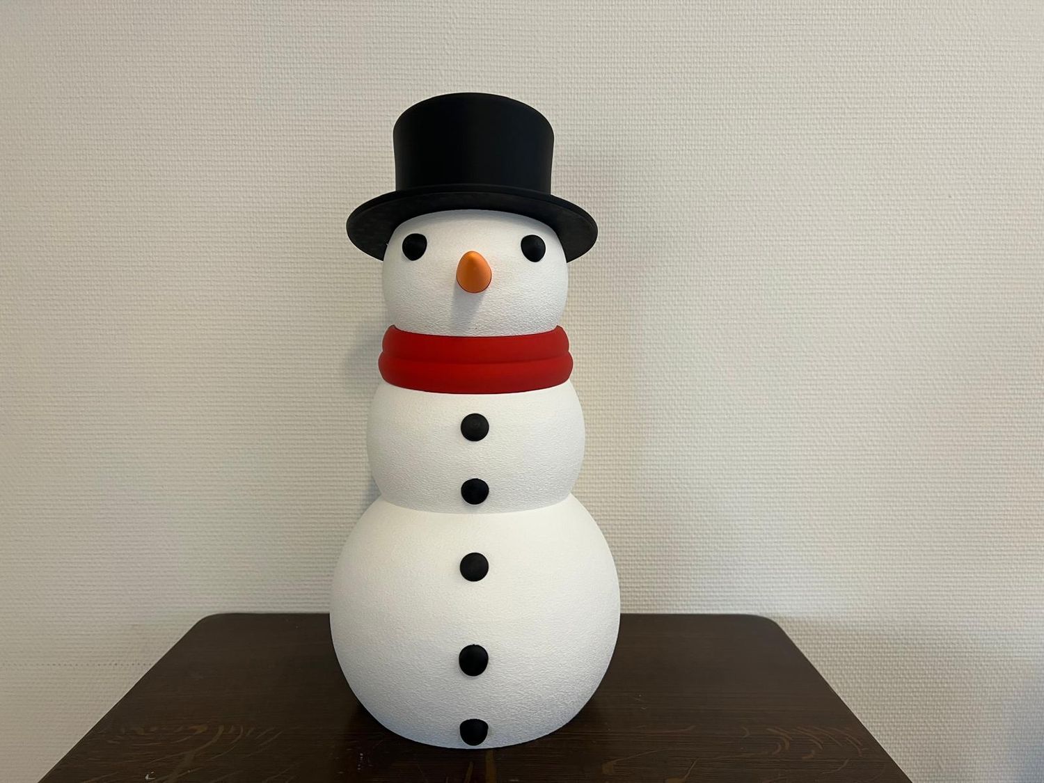 XXL sneeuwman - Etalage inrichting