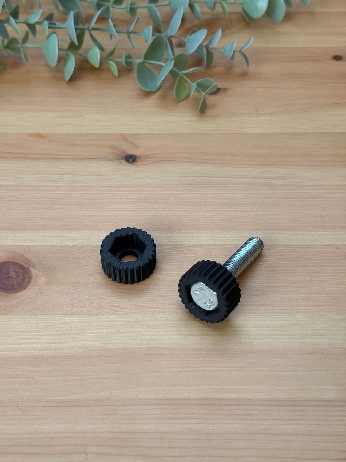 M10 knop zeskant klein