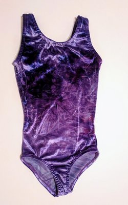 Purple velvet. Leotard and scrunchie Purple velvet. Leotard and scrunchie