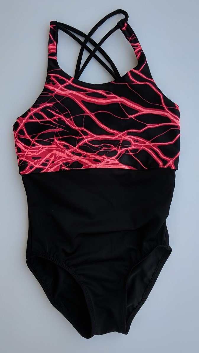 Abstract print Thunder & Lightning Print (Style -back with straps) Abstract print Thunder & Lightning Print (Style -back with straps)