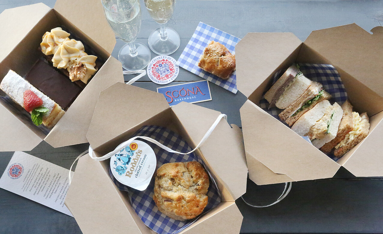 Scóna King Charles III Coronation Afternoon Tea for Collection