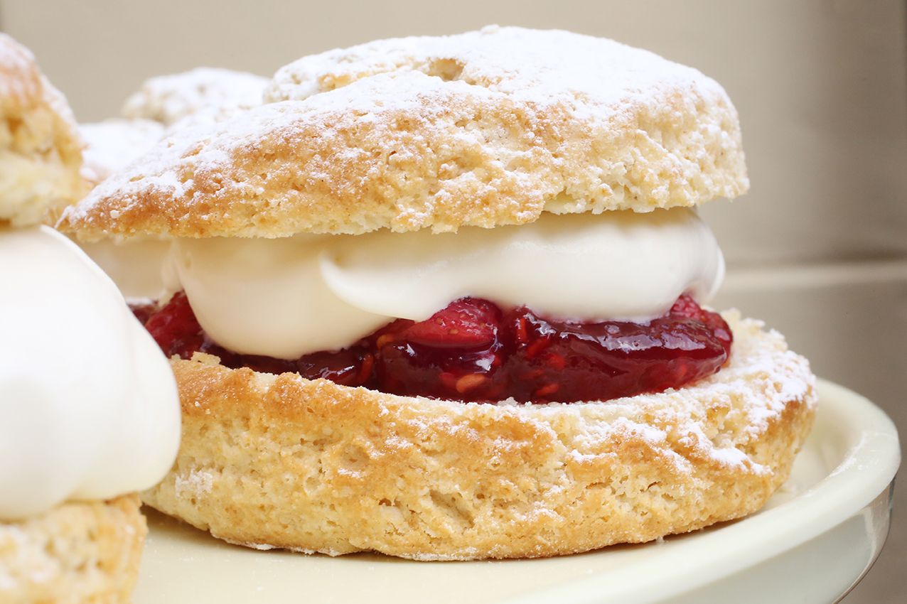 Mini strawberry shortcake scones qty 9