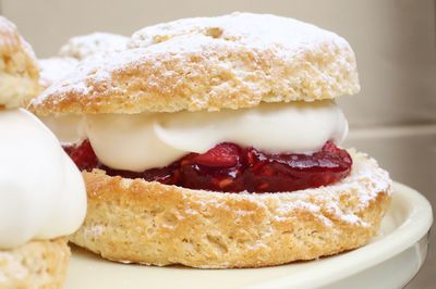 Mini strawberry shortcake scones qty 9