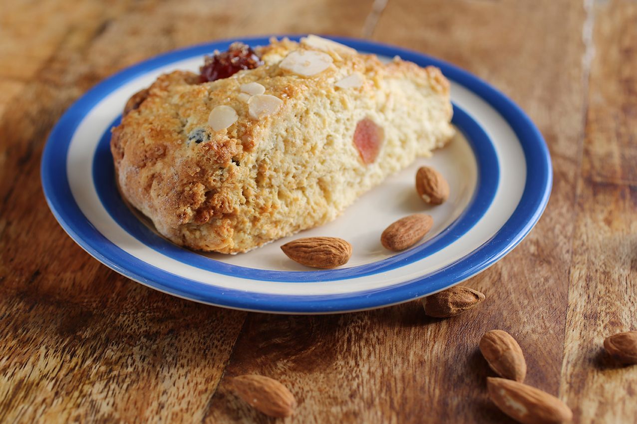 Cherry Bakewell scone qty 3