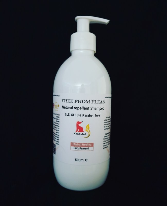 Free From Fleas Shampoo,  Paraben, SLS and SLES Free! 500ml