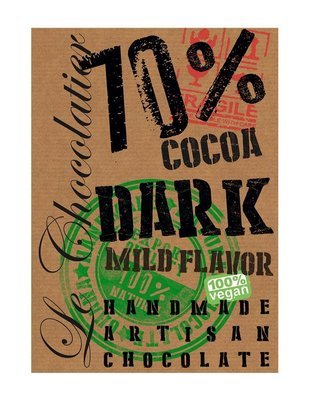 SLAB Dark Chocolate 70% 100g