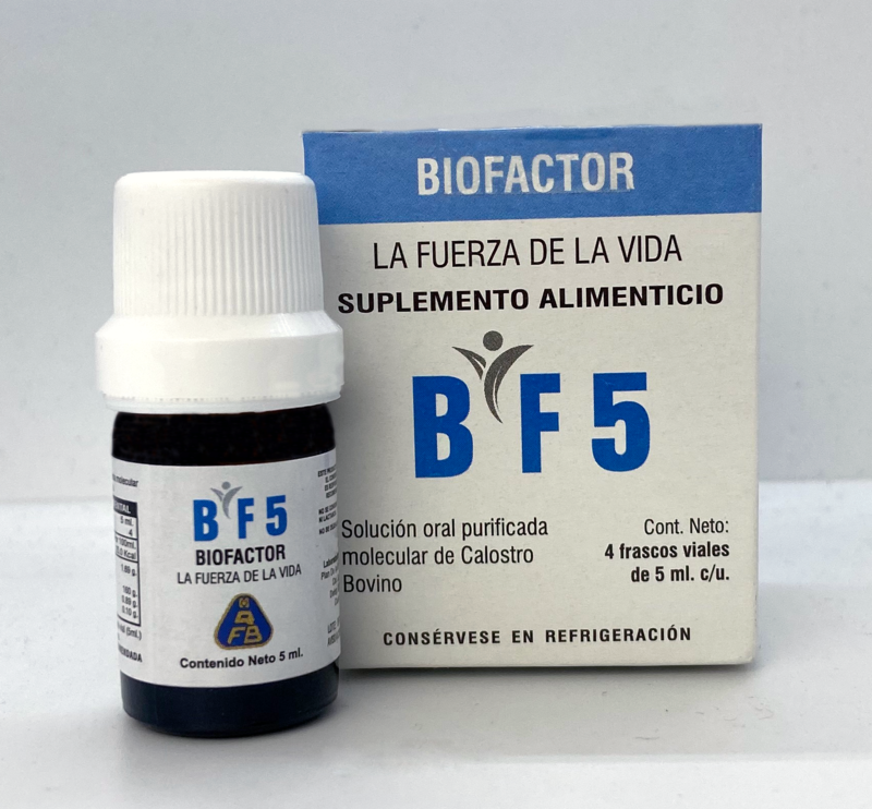 BIOFACTOR BF5 CAJA 4 VIALES 5 CAJAS