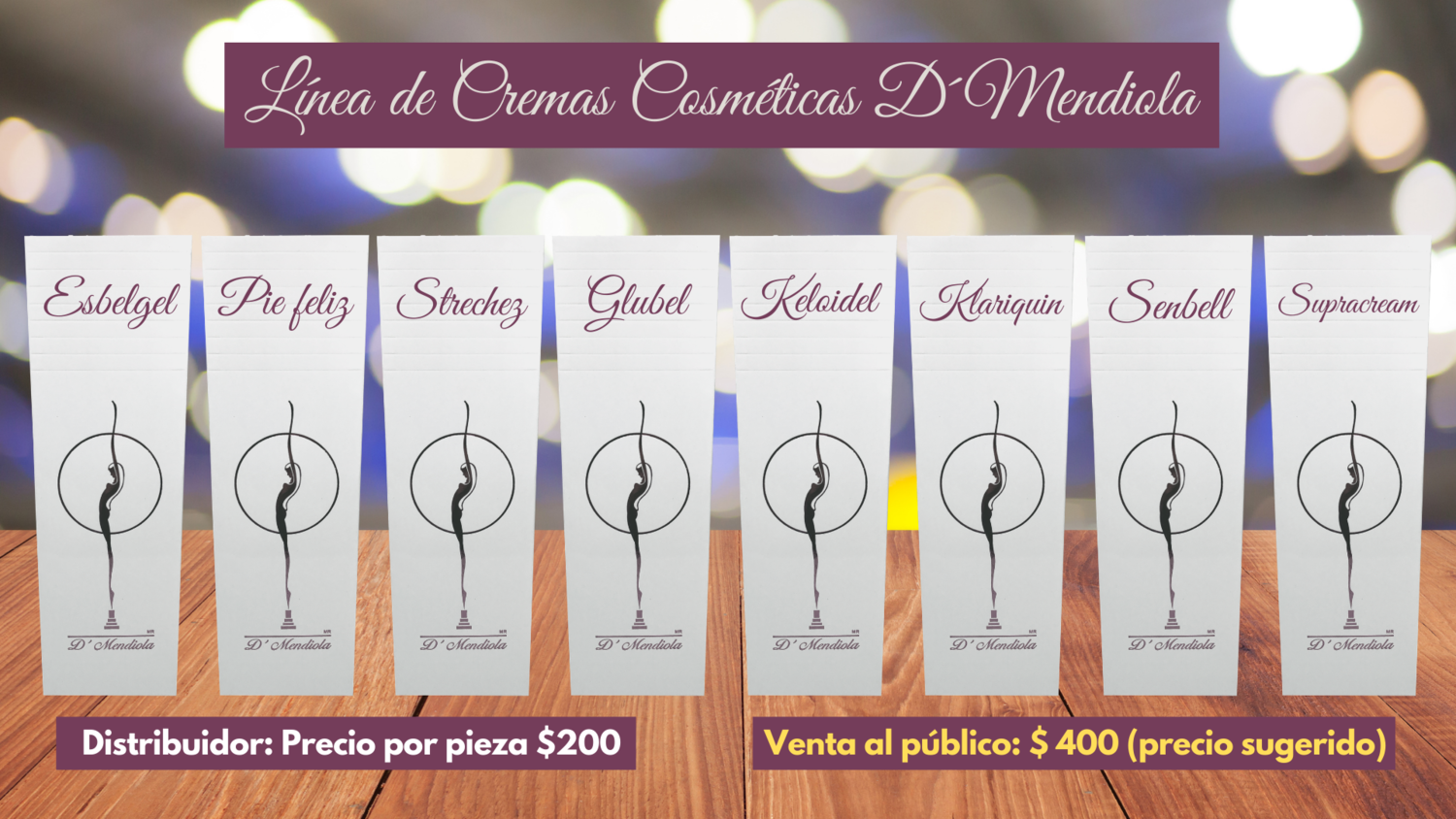 PAQUETE DE 5 CREMAS (COLABORADORES)