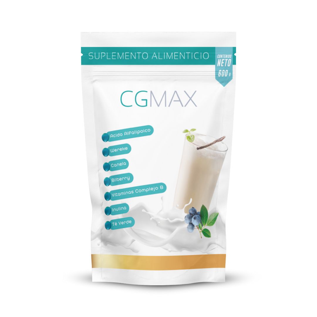 CG MAX suplemento alimenticio en polvo