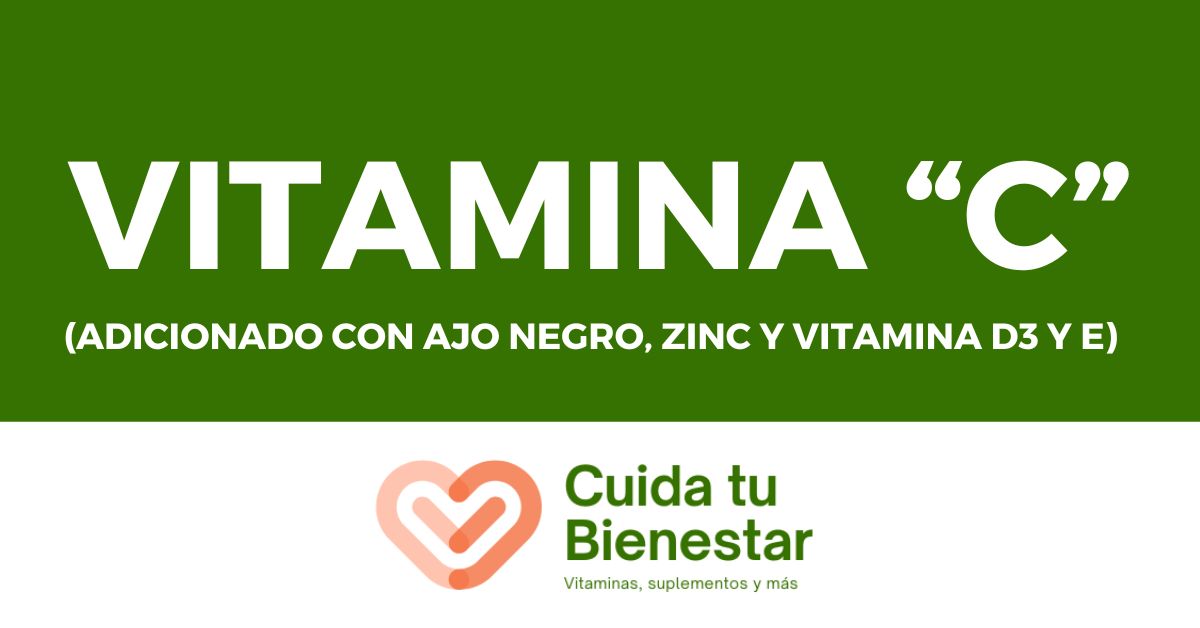 VITAMINA C (ADICIONADO CON AJO NEGRO, ZINC Y VITAMINA D3 Y E) VITAMINA C (ADICIONADO CON AJO NEGRO, ZINC Y VITAMINA D3 Y E)