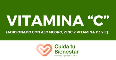 VITAMINA C (ADICIONADO CON AJO NEGRO, ZINC Y VITAMINA D3 Y E)