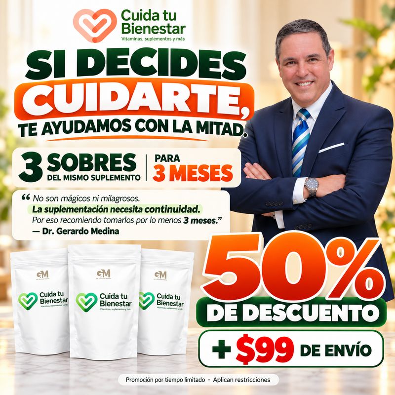 3 Sobres Especiales al 50% de Descuento