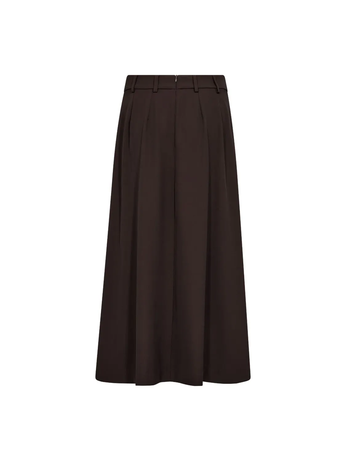 AliniCC Anya Pleat Skirt- Dark Brown