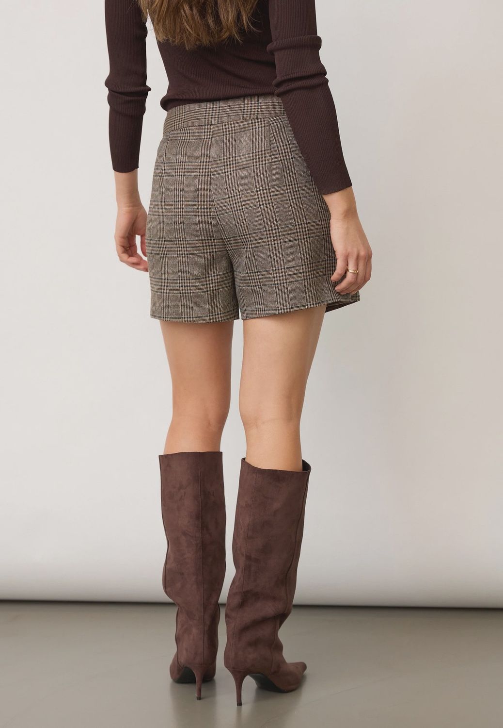 VeyaCC Check Wrap Skort