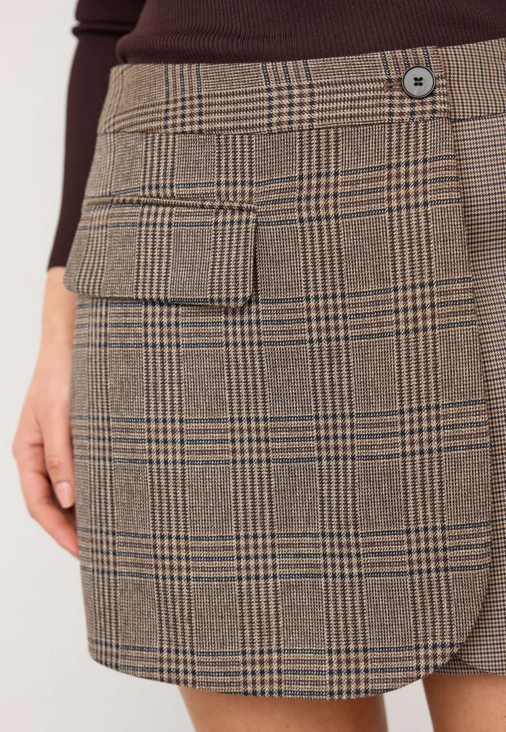 VeyaCC Check Wrap Skort