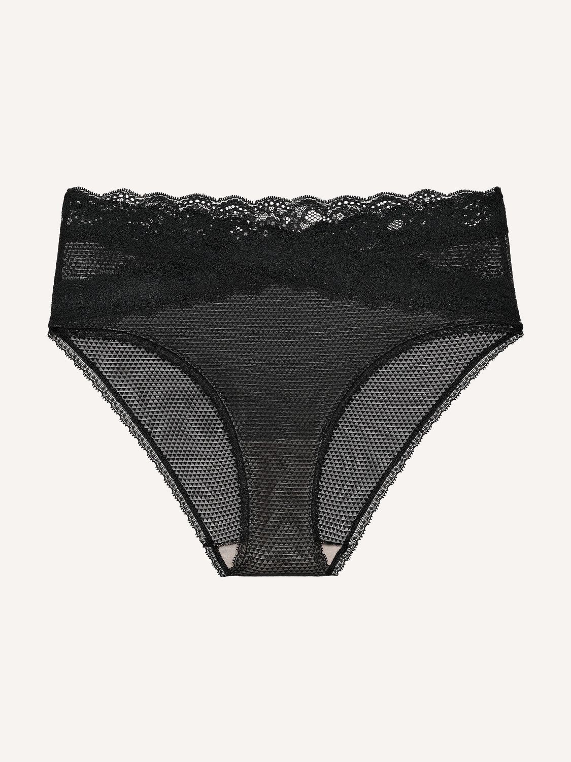 High waisted brief, Colour: Black, Size: EU 38 | UK S
