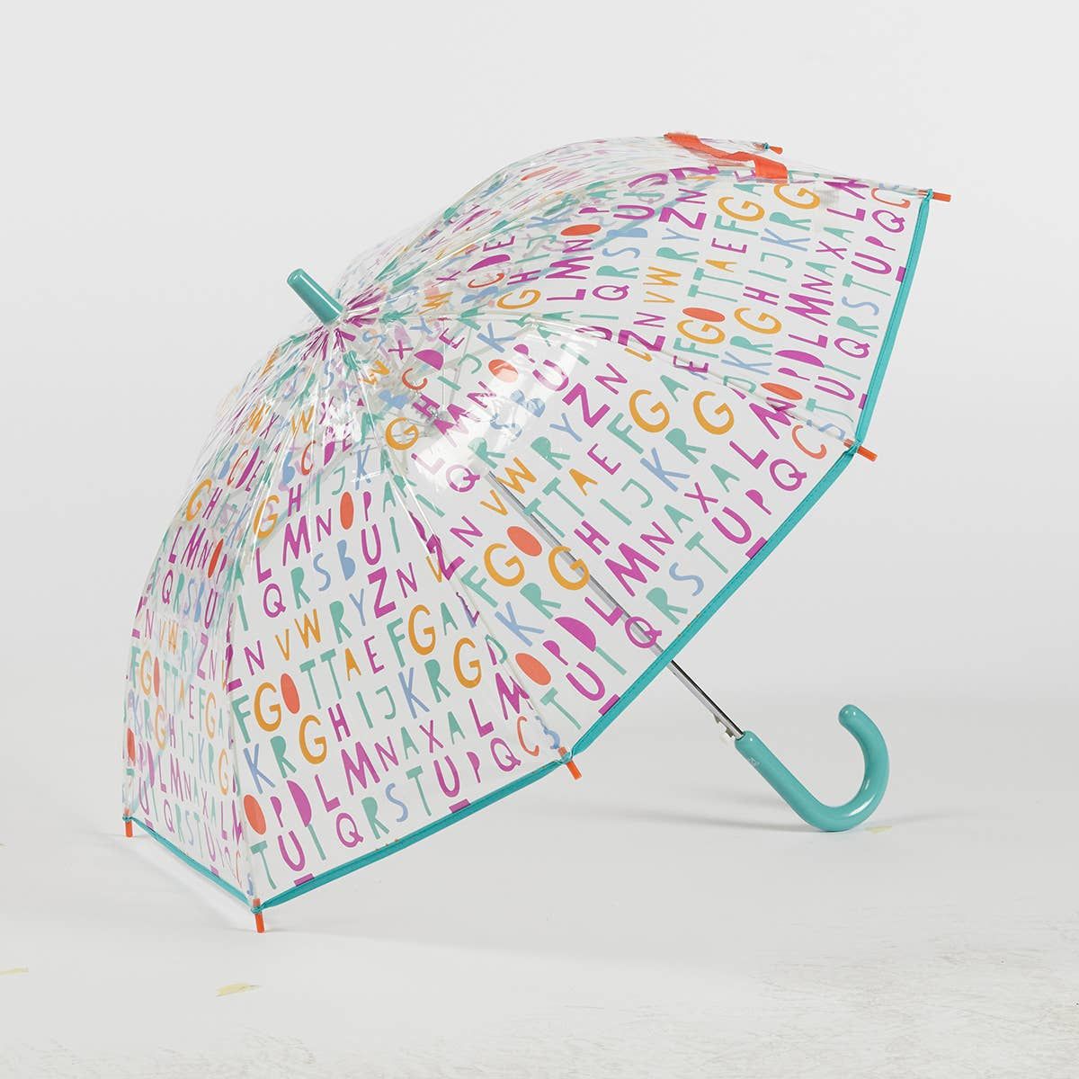 GOTTA KIDS Transparent umbrella printed ABC