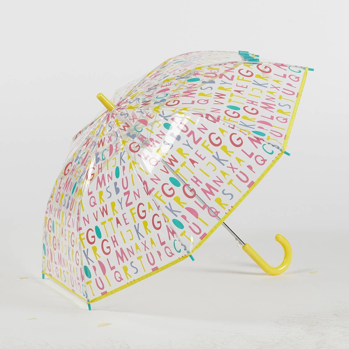 GOTTA KIDS Transparent umbrella printed ABC