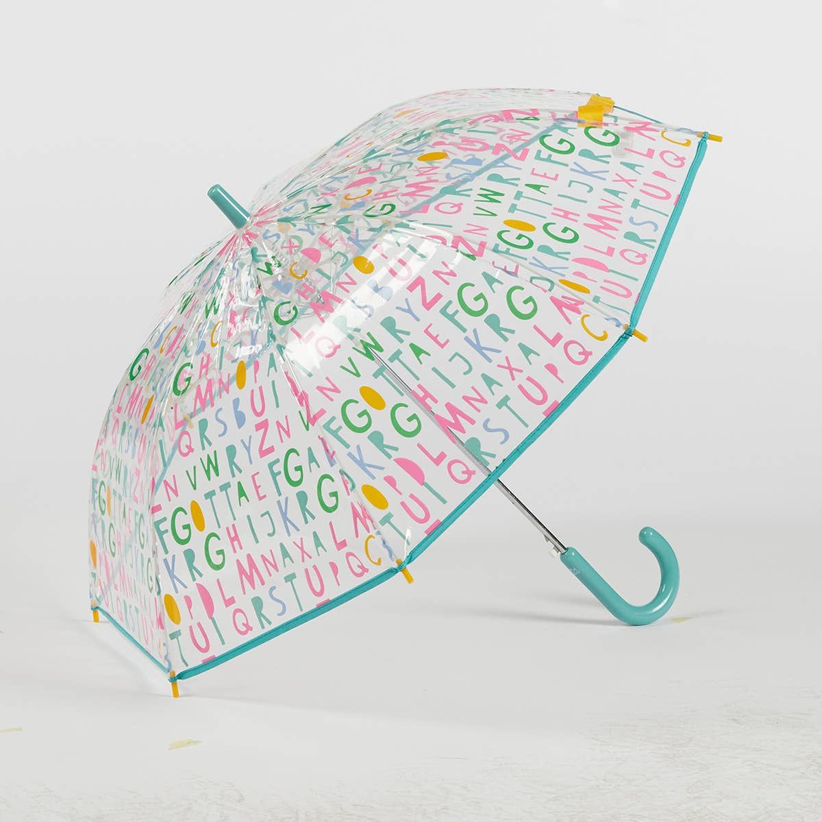 GOTTA KIDS Transparent umbrella printed ABC